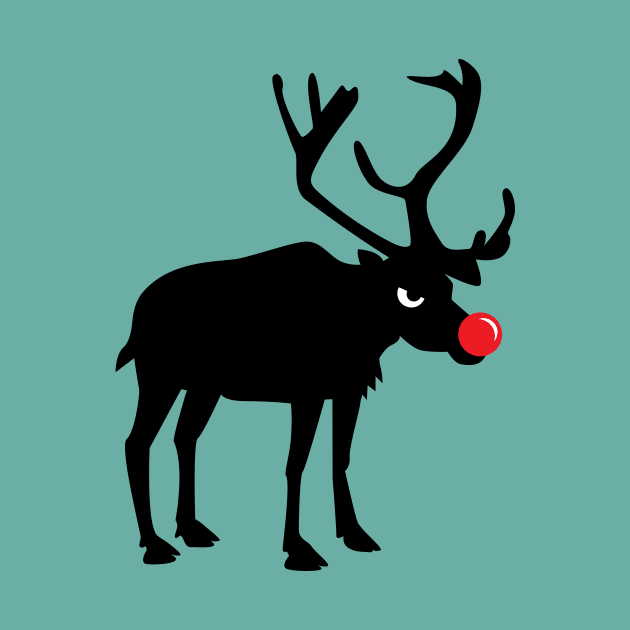 Angry Animals: Rudolph the red nosed Reindeer by VrijFormaat