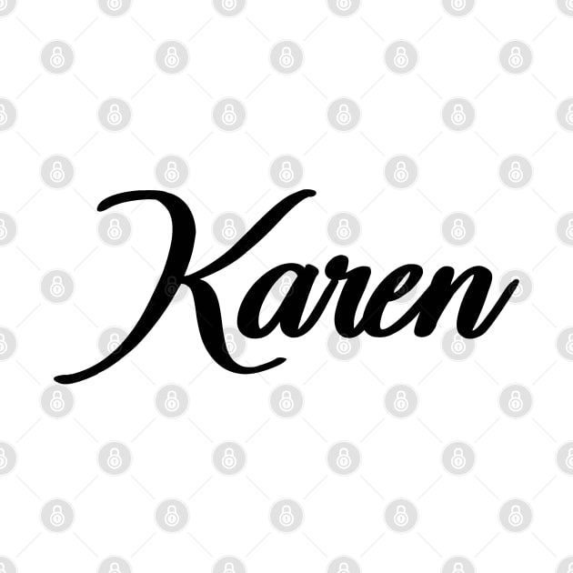 Name Of Karen by VictoriaNameArts