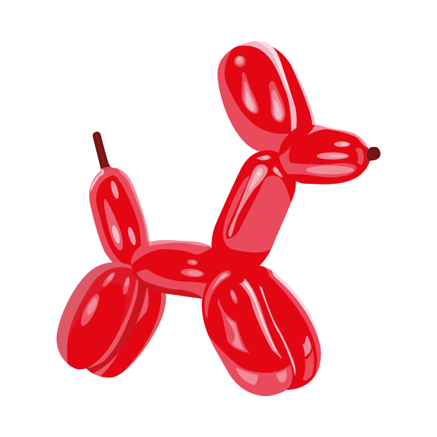 Red Balloon dog by BOEC Gear