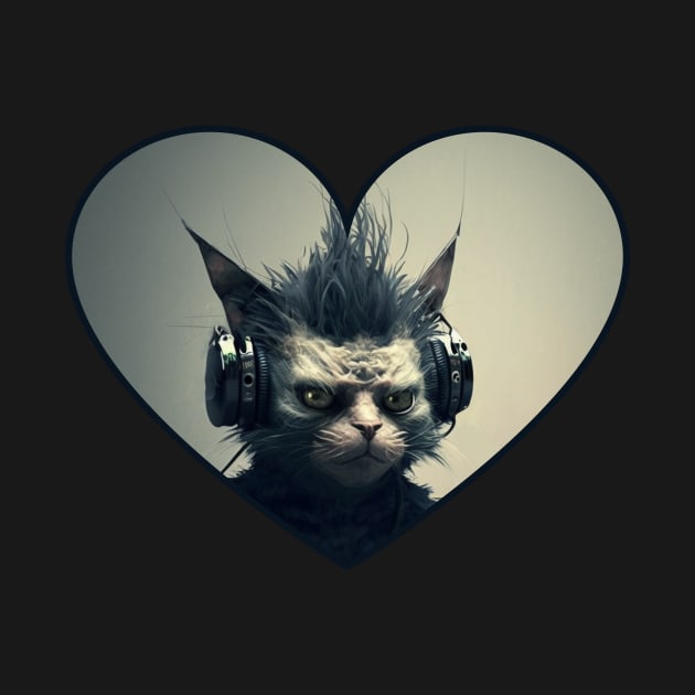 I Love DJ Kitty-Weirdo by TheJadeCat