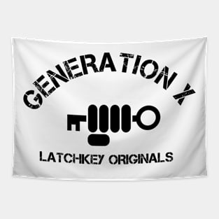 Generation X Babysitters Primary logo Tapestry