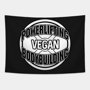 Vegan Power Lifting Bodybuilding Tapestry