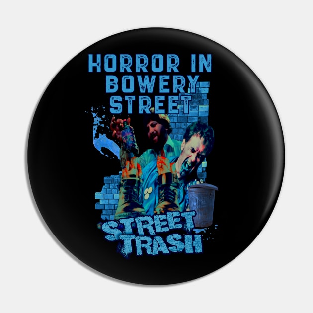 Horror In Bowery Street (Version 1) Pin by The Dark Vestiary