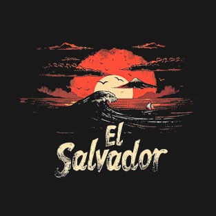 El Salvador, Surf City, El Sunzal, 503, SV, Sivar, Salvadorian, playas, Beaches, Cipote, T-Shirt