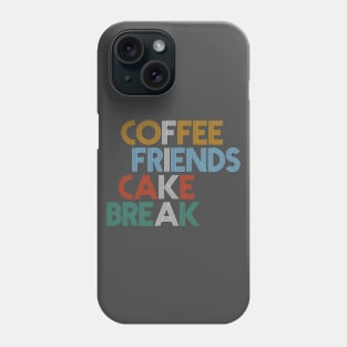 Coffe Friends Cake Break Fika Phone Case