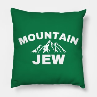 MOUNTAIN JEW CLEAN TEXT Pillow