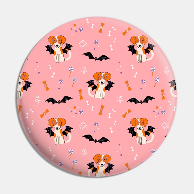 Cute print with a puppy in a bat costume Pin by DanielK