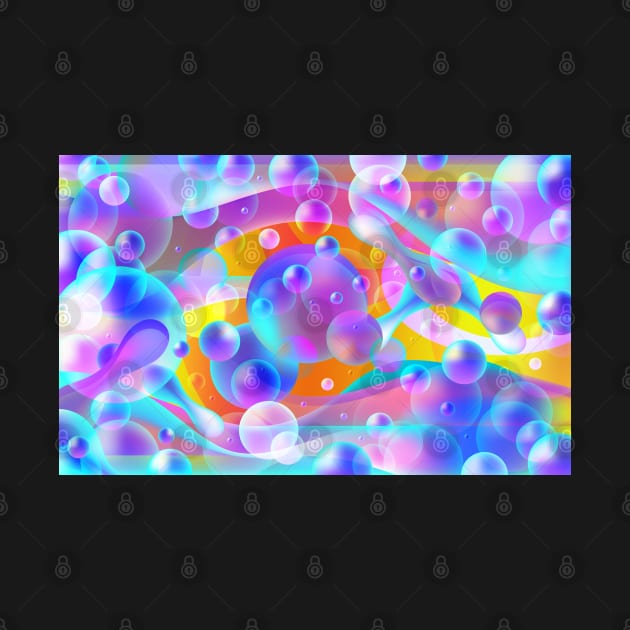 Bubbling Design Version 1 by GeraldNewtonArt