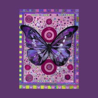 Purple Butterfly T-Shirt