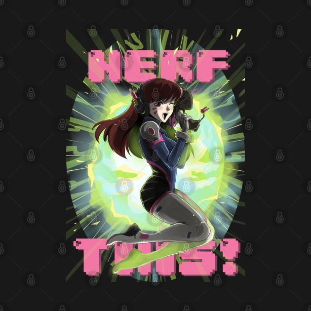 Overwatch D.Va NERF THIS by Mistiqarts