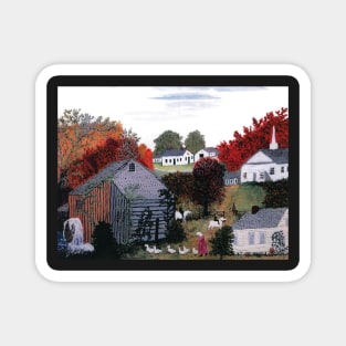 grandma moses Magnet