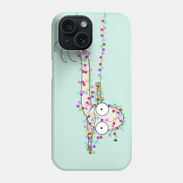 Christmas tangle Phone Case by MesozoicArt