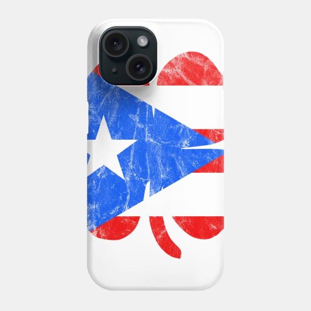 Irish Puerto Rican Pride Shamrock Puerto Rico Flag Boricua St Patricks Day Phone Case by PuertoRicoShirts