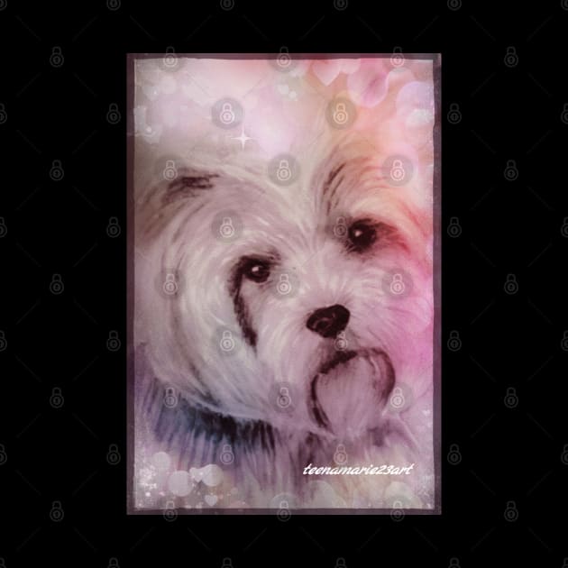 Yorkie by teenamarie23art