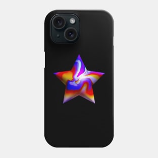 Painted Star in Primary Colors Phone Case