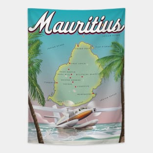 Mauritius Vacation poster Tapestry