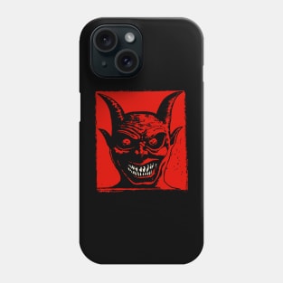 Lino Cut Devil Phone Case