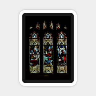 St Mary church-stained glass1 Magnet