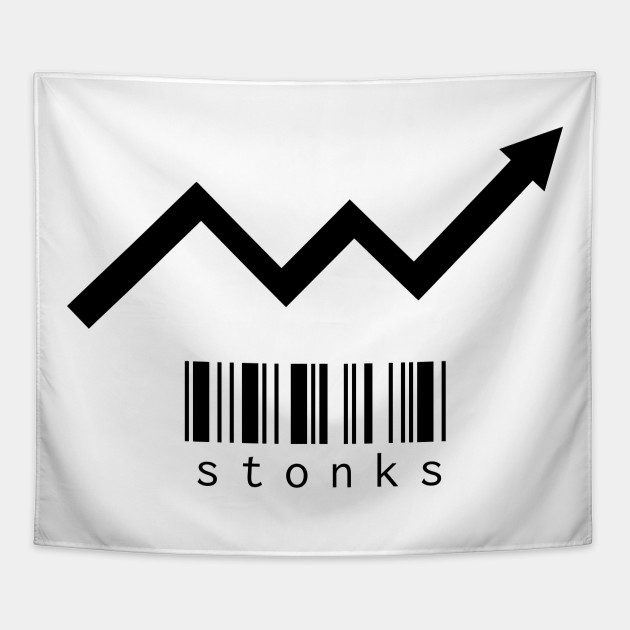 Stonks Meme Memes Tapestry Teepublic