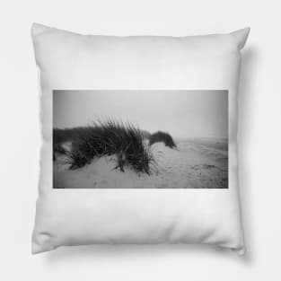 Stormy Day At The Beach Pillow