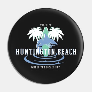 Surf City, Huntington Beach Pin