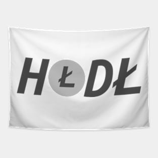 HODL Litecoin Dark Tapestry