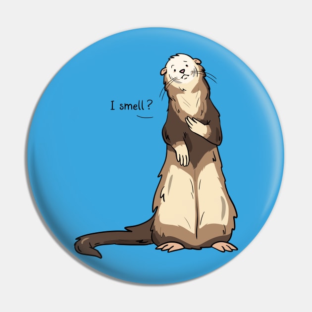 Ferret Pin by Otterlyalice