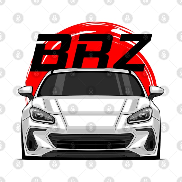 New Gen White BRZ MK2 Front JDM by GoldenTuners