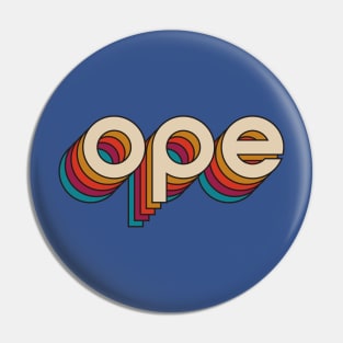 Disco Ope - Tighter Spacing Pin