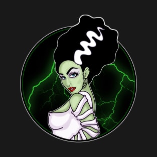 Bride of Frankenstein Lightning T-Shirt