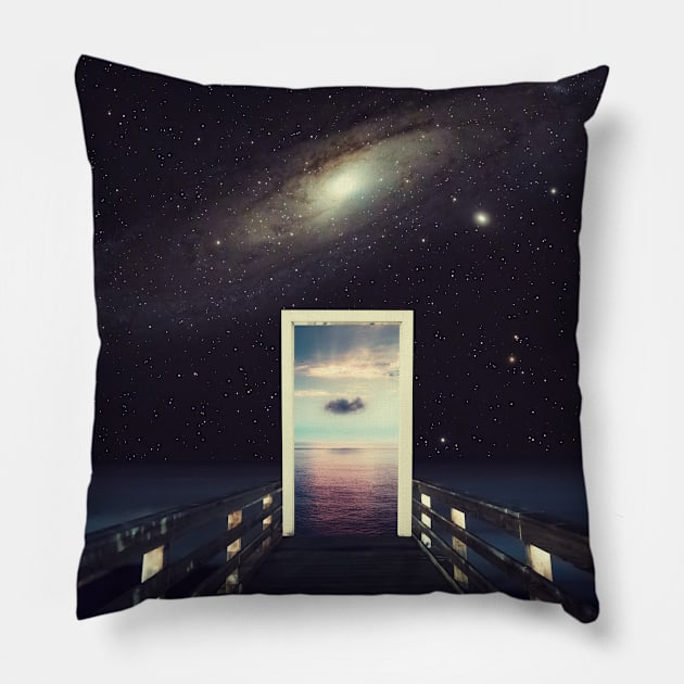 Constants and Variables - Space Aesthetic, Retro Futurism, Sci Fi Pillow by jessgaspar