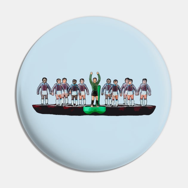 Retro game inspired Villa 94 team Pin by vancey73