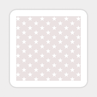 Light Brown Beige Background Stars Pattern. Magnet