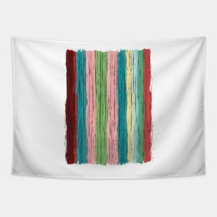 coloured wood Pattern Tapestry