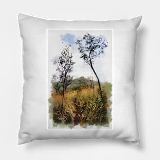 Bieszczady in summer Pillow