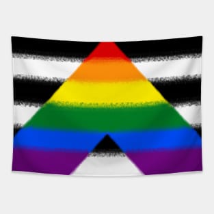 Straight Ally flag Tapestry