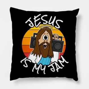 Jesus Is My Jam Christian Musician Funny Pillow