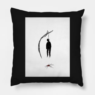 hanging man Pillow