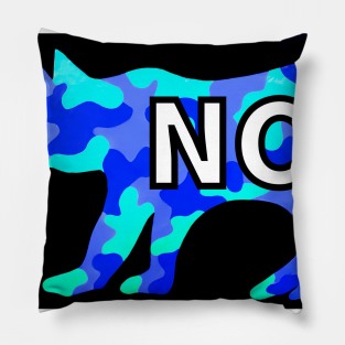 Salty NC Bear Pillow