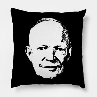 Dwight D. Eisenhower Minimalistic Pop Art Pillow