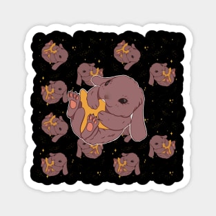 Starry night bunny Magnet