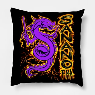 Sanano FMA Dragon Fire Purple Pillow