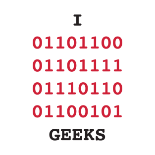 I love geeks T-Shirt