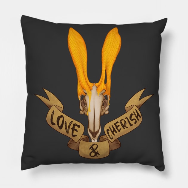 Love and Cherish Pillow by Shrineheart