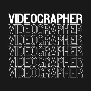 Videographer T Shirt design T-Shirt