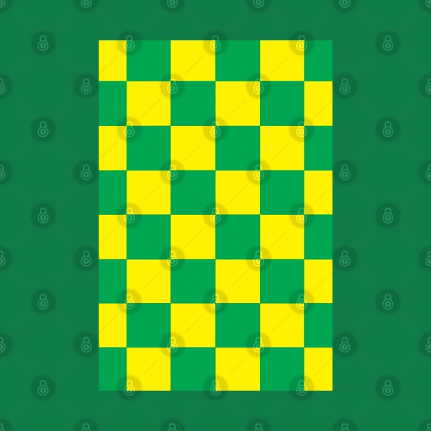 Norwich Checkered Flag by Confusion101