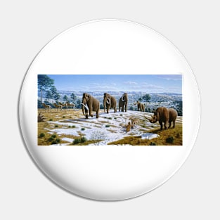 Mammals of the Pleistocene era (E447/0067) Pin