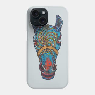 Blue horse Phone Case