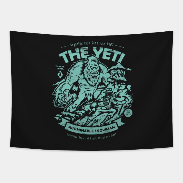 the Yeti Tapestry by heartattackjack