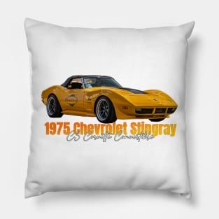 1975 Chevrolet Stingray C3 Corvette Convertible Pillow